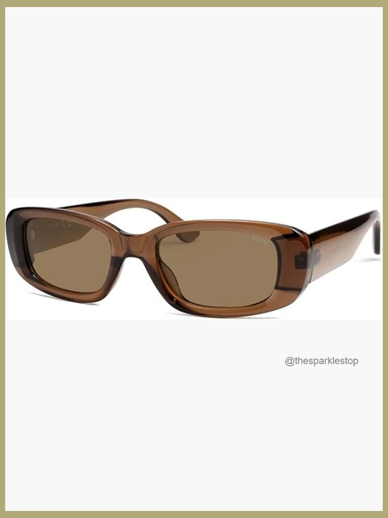 Retro Rectangle Polarized Sunglasses UV400 Protection TAC Lenses main image 5
